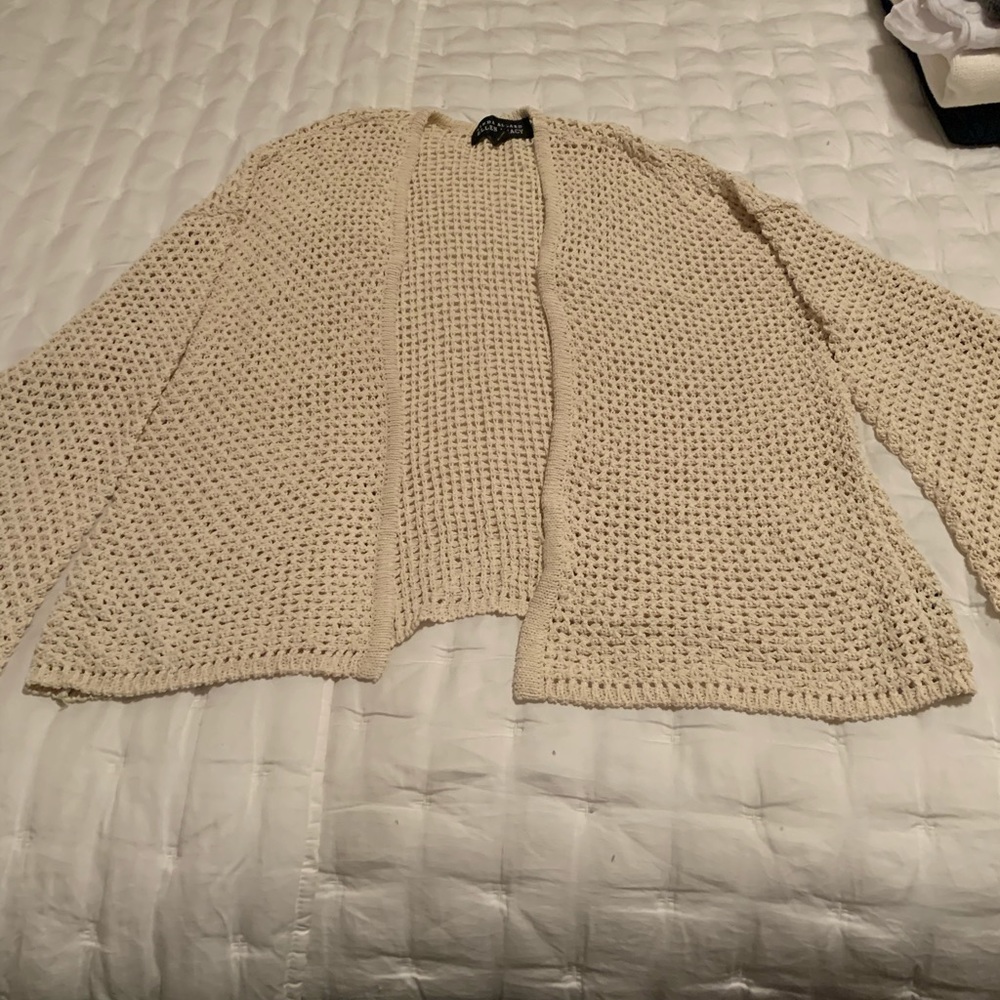 Knit sweater with matching tank.